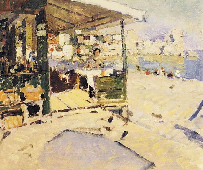 Konstantin Alexeievich Korovin On the Seashore in the Crimea china oil painting image